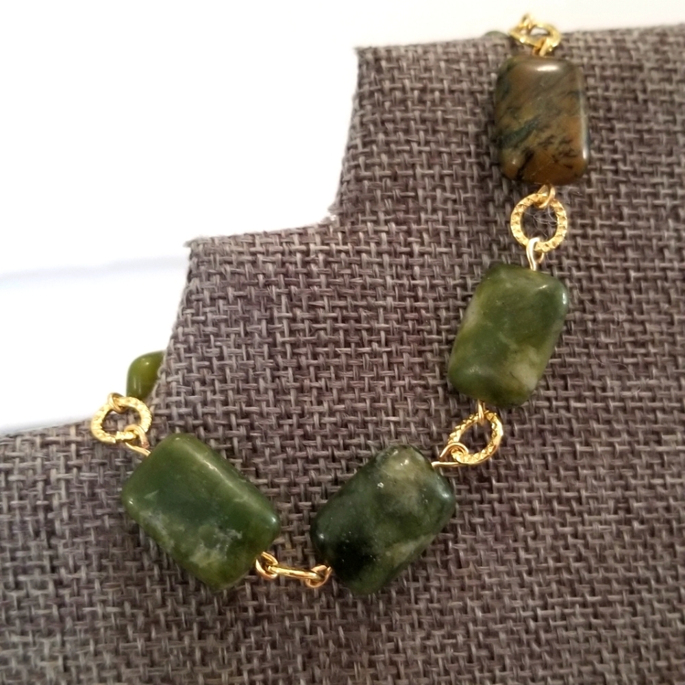 Genuine Canadian Jade Rectangular - image 2